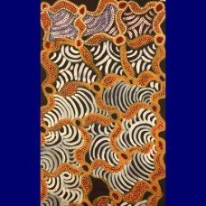 Aboriginal Art Canvas - Francis Lawson-Size:57x92cm - H